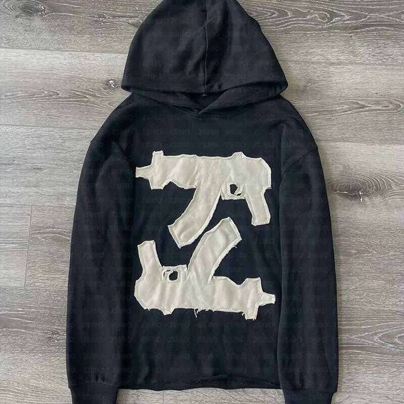 Y2k American High Street Trend Jacket Men Creative Embroidered Zipper Hoodie Harajuku Fashion Retro Oversized Sweatshirt Women Z260315