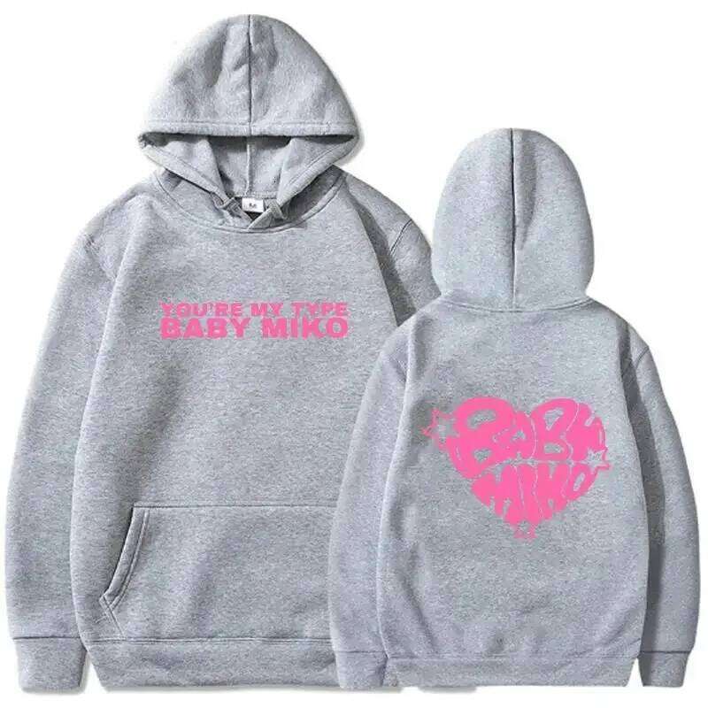 Young Miko Xoxo Tour 2024 Fun Fashion Men's and Women's Sportswear Hip Hop Casual Autumn/Winter Long Sleeve Hoodie Z260315