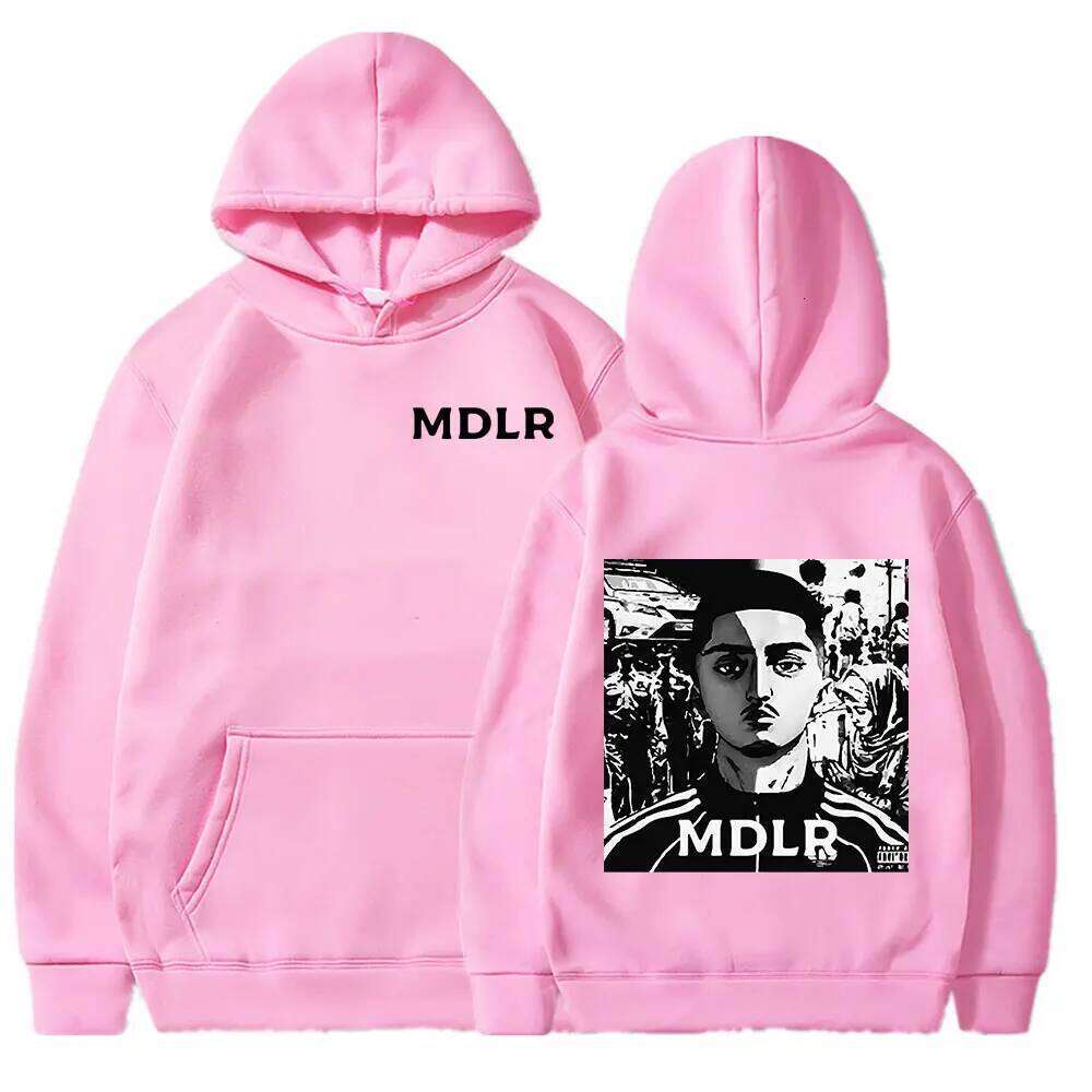 Morad MDLR rapper pattern hoodie adult women's hip-hop sweatshirt men's autumn and winter retro loose street pullover Z260315