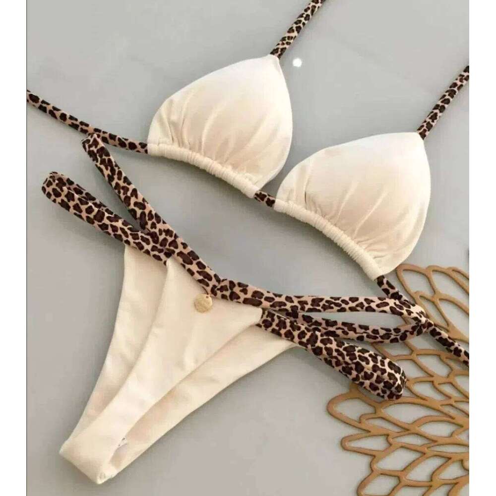 New Sexy Women Bikini Beach Holiday Swimsuit Two-piece Set Y260303