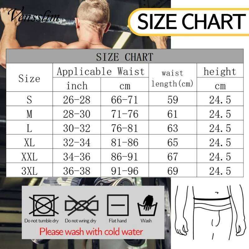 for Men Sweat Belt Sauna Trimmer Stomach Wraps Workout Body Shaper Band Waist Cincher Corset Belly Strap Shapewear 26Y0313
