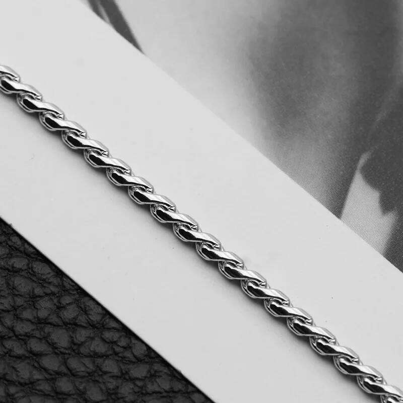Fashion Stainless S-shaped Chain Titanium Steel Necklace Men's New Jewelry Gift Hot Sale H260312