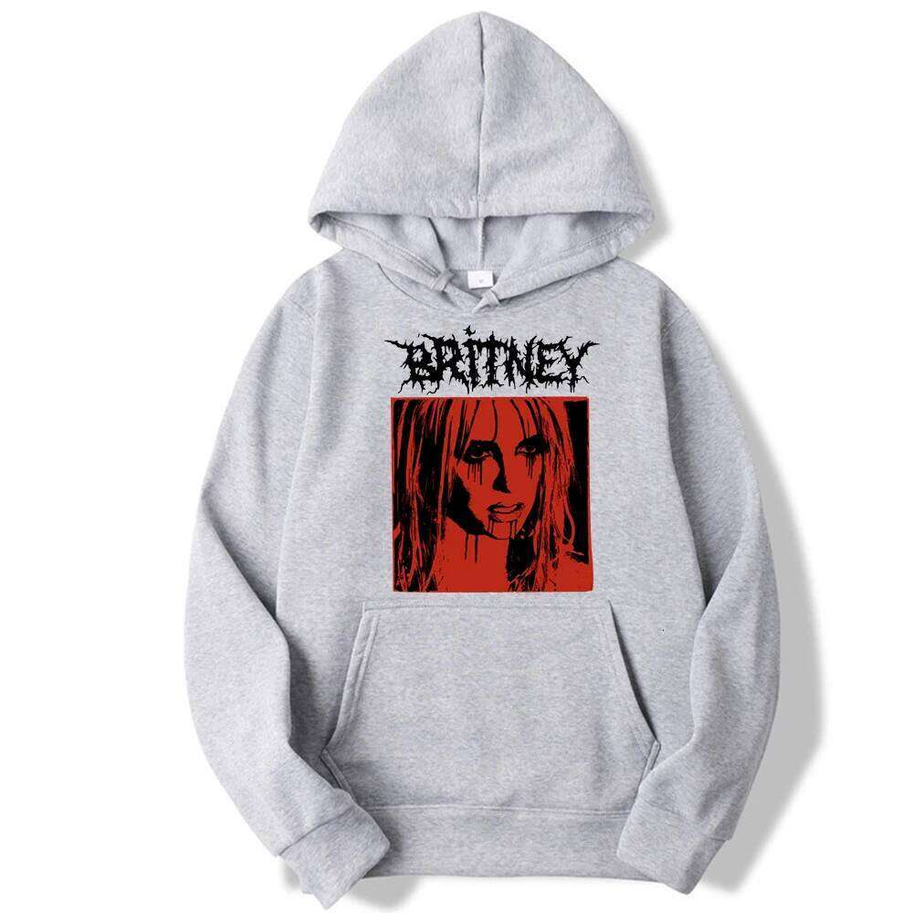 Britney Spears Metal Rock Graphic Hoodies Male and Female Z260314