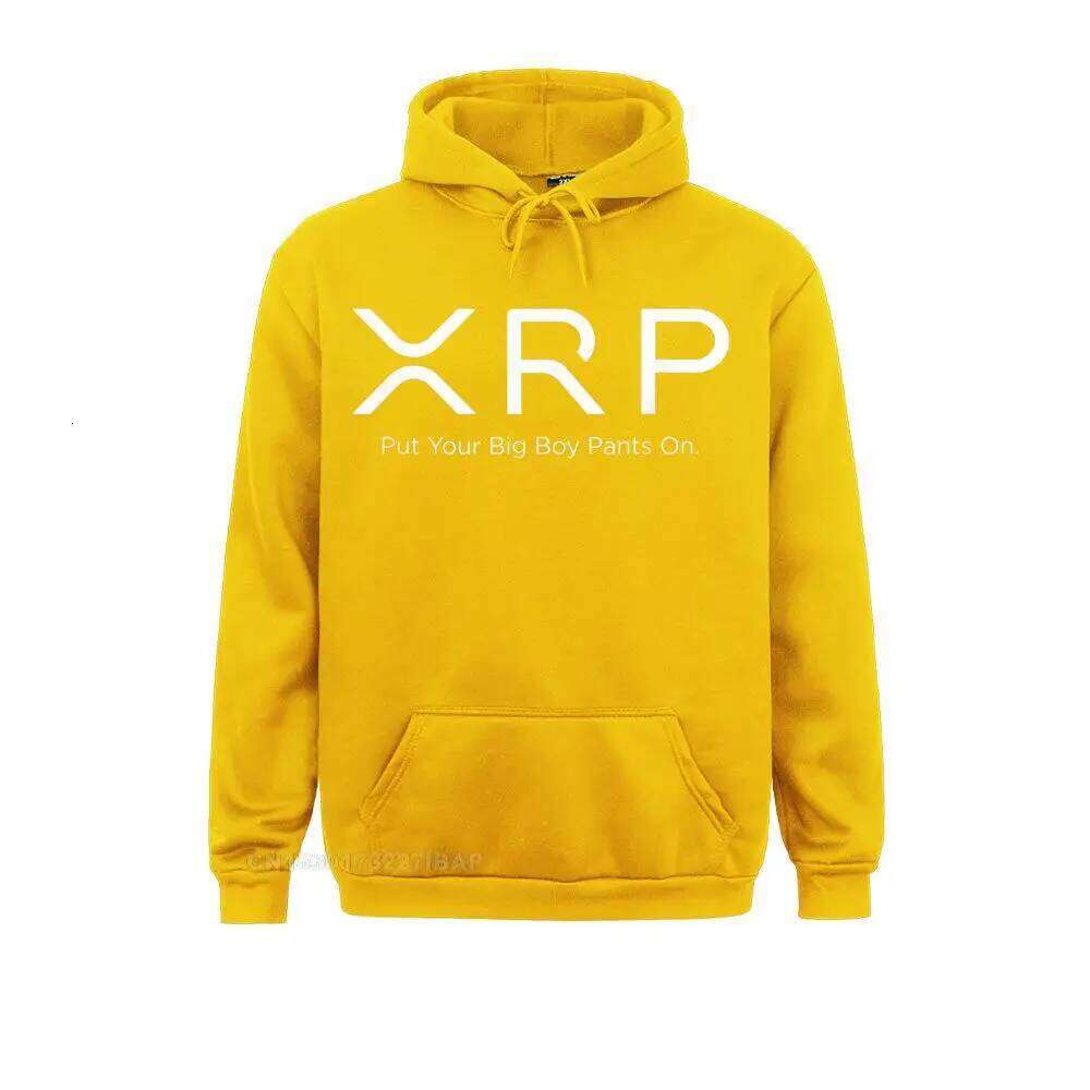 XRP Ripple Crypto Currency Funny Put Your Big Boy Pants On Birthday Sweatshirts Prevalent Hoodies Male Anime Clothes Z260314