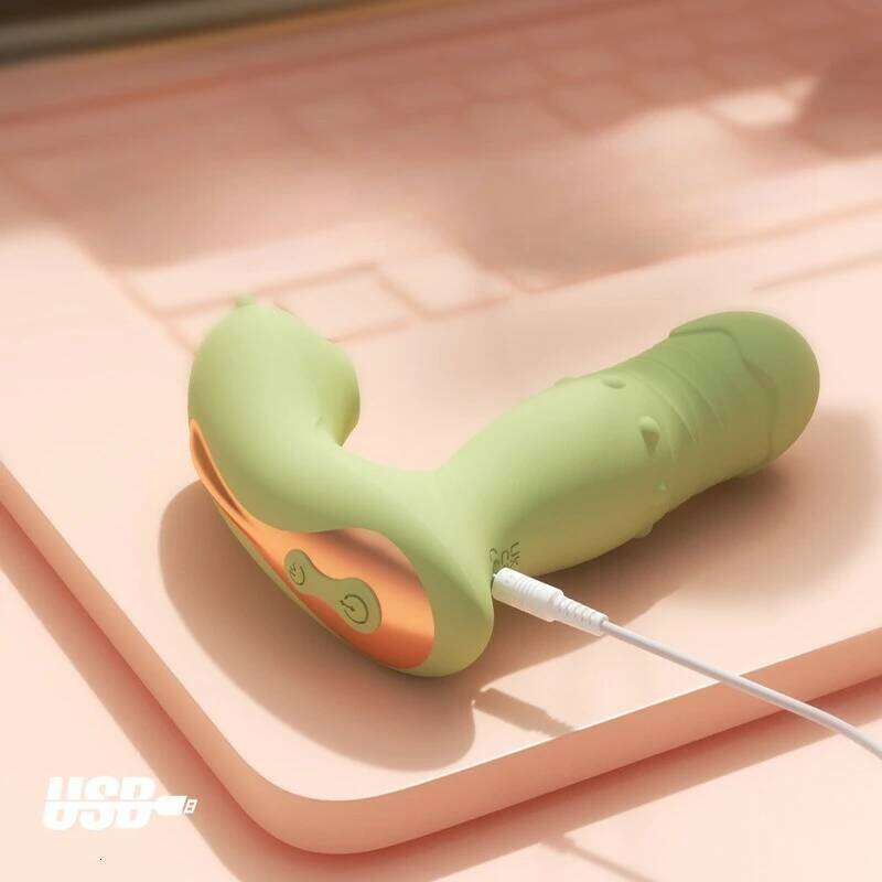 Women's App Control G-Spot Rabbit Vibrator Vibrating & Thrusting Models Heating Clitoral Sucker Little Devil Adult Sex Toys 26H0313