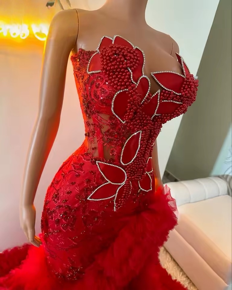 2026 Formal Women's Nighttime Attire: Stylish 2K26 Mermaid Prom/Dancewear Dresses Featuring Intricate Flowers and Sequins Gowns