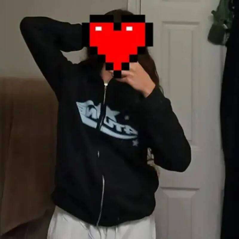 Casual Streetwear Basic Hooded Pockets Sweatshirt Tracksuit Solid Long Sleeve Hoodies Women Autumn Spring Fashion Letter Print Z260314