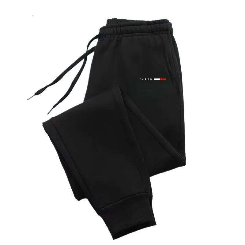 Men's casual fashionable drawstring jogging pants, comfortable and versatile sports pants Z260315
