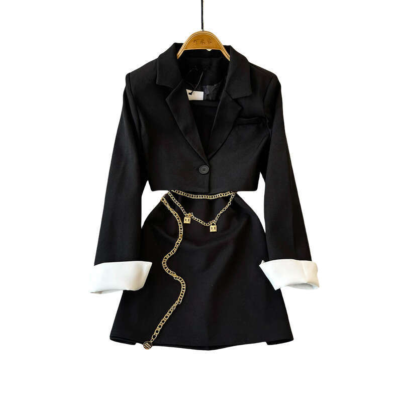 2026 women's niche a24 professional attire, fishbone dresses, slimming vests, and sports jackets