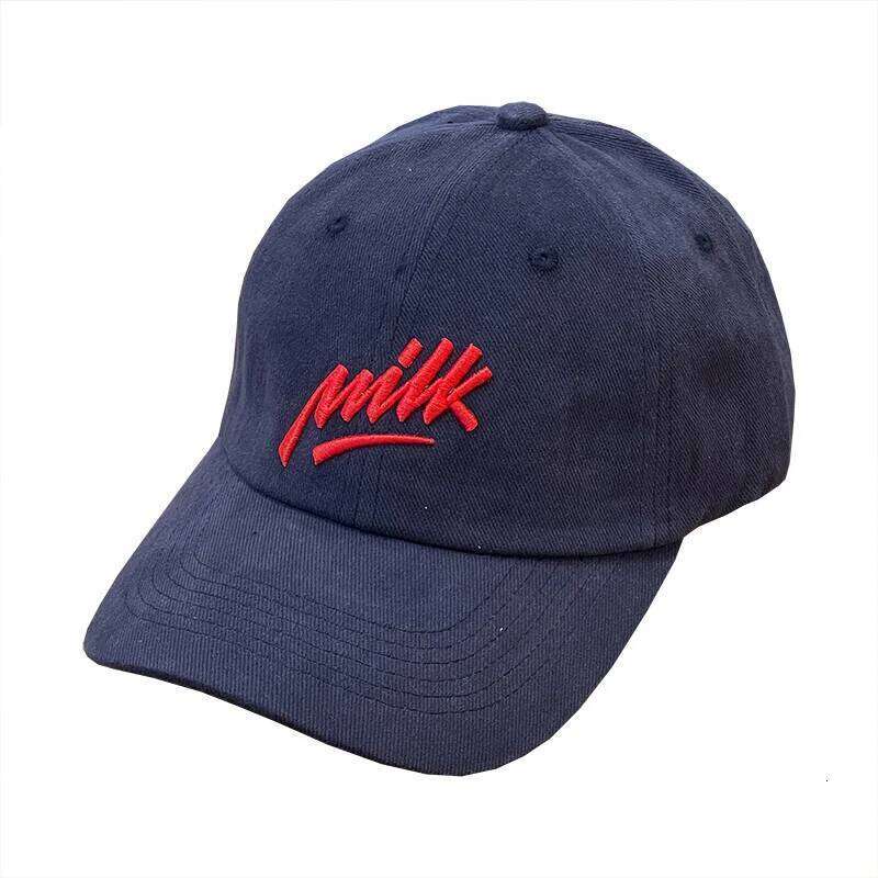 Three-Dimensional Embroidered Peaked Korean Style Lovers Wild Hat Wide Brim Soft Top Baseball Cap Men and Women Z260314