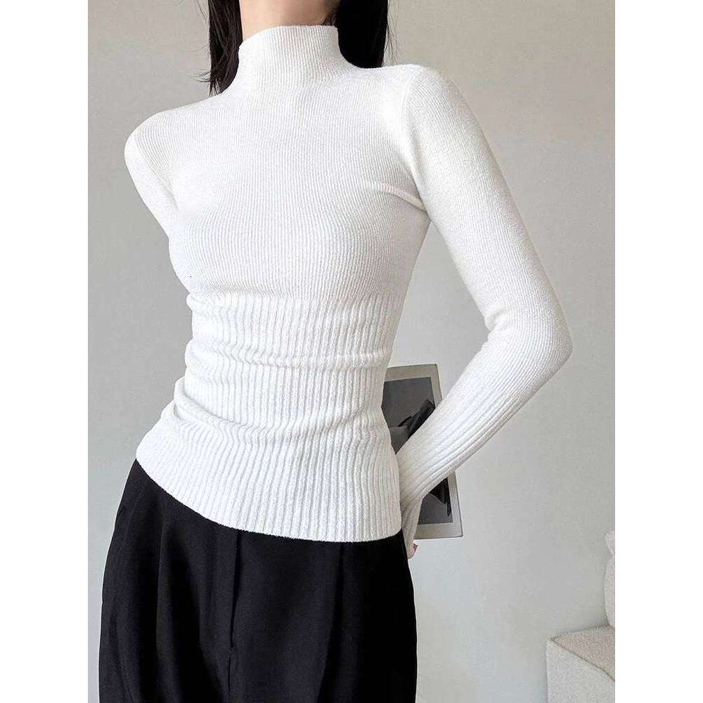 Slim Turtleneck Knit Sweater Women Fall Winter Long Sleeve Vintage Bottoming Pullovers Female Elegant Casual Harajuku Jumpers Z260313