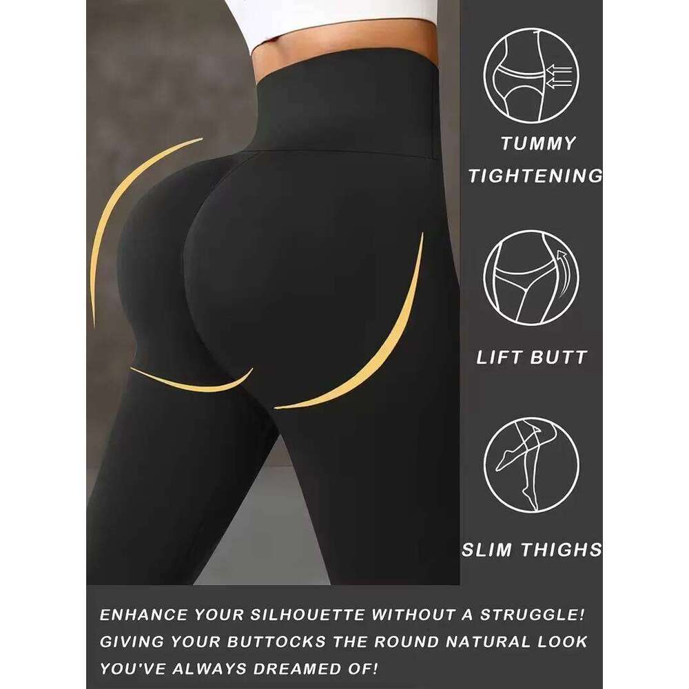 Sports Yoga Leggings, High-Waisted Butt-Lifting Bottoms, Ideal for Running & Gym Workouts, Premium Women's Athletic Pant 26Y0313