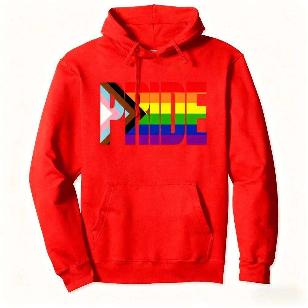 LGBTQ Inclusive Progress Clothing Rainbow Flag Love Unisex Sweatshirts Pride Month Men Women Fashion Casual Streetwear Z260314