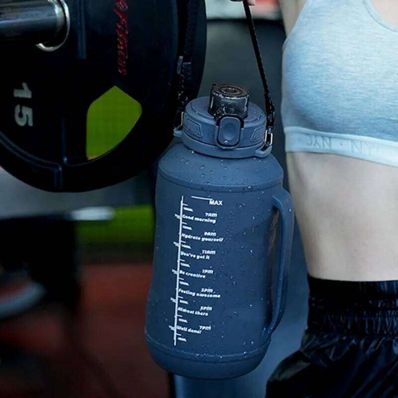 2L Portable Silicone Bottle With Handle Foldable Cup for Outdoor Sports Travel Fitness Leakproof BPA-Free Water Bott Z260313