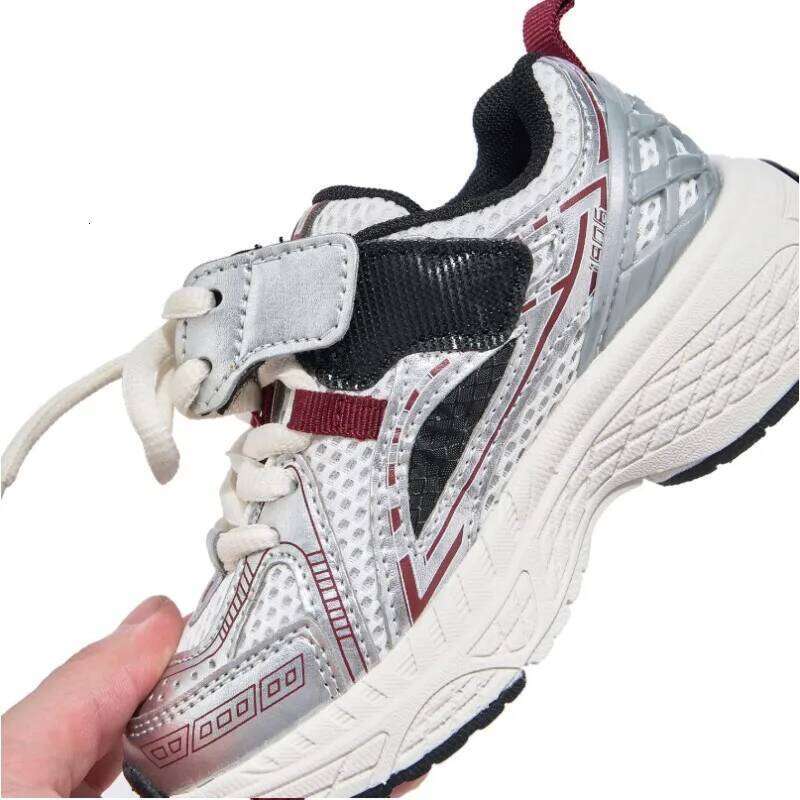 Children's Dad Autumn New Boys' Running Sports Mesh Girls' Soft soled Fashion Casual Shoes Size 26-37 26Y0313