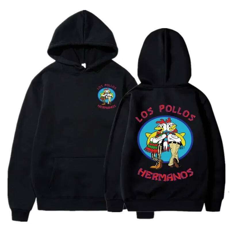 Breaking Bad Hoodie Los Pollos Hermanos Chicken Brothers Print Tracksuit Men Women Fashion Autumn Winter Fleece Loose Sweatshirt Z260314