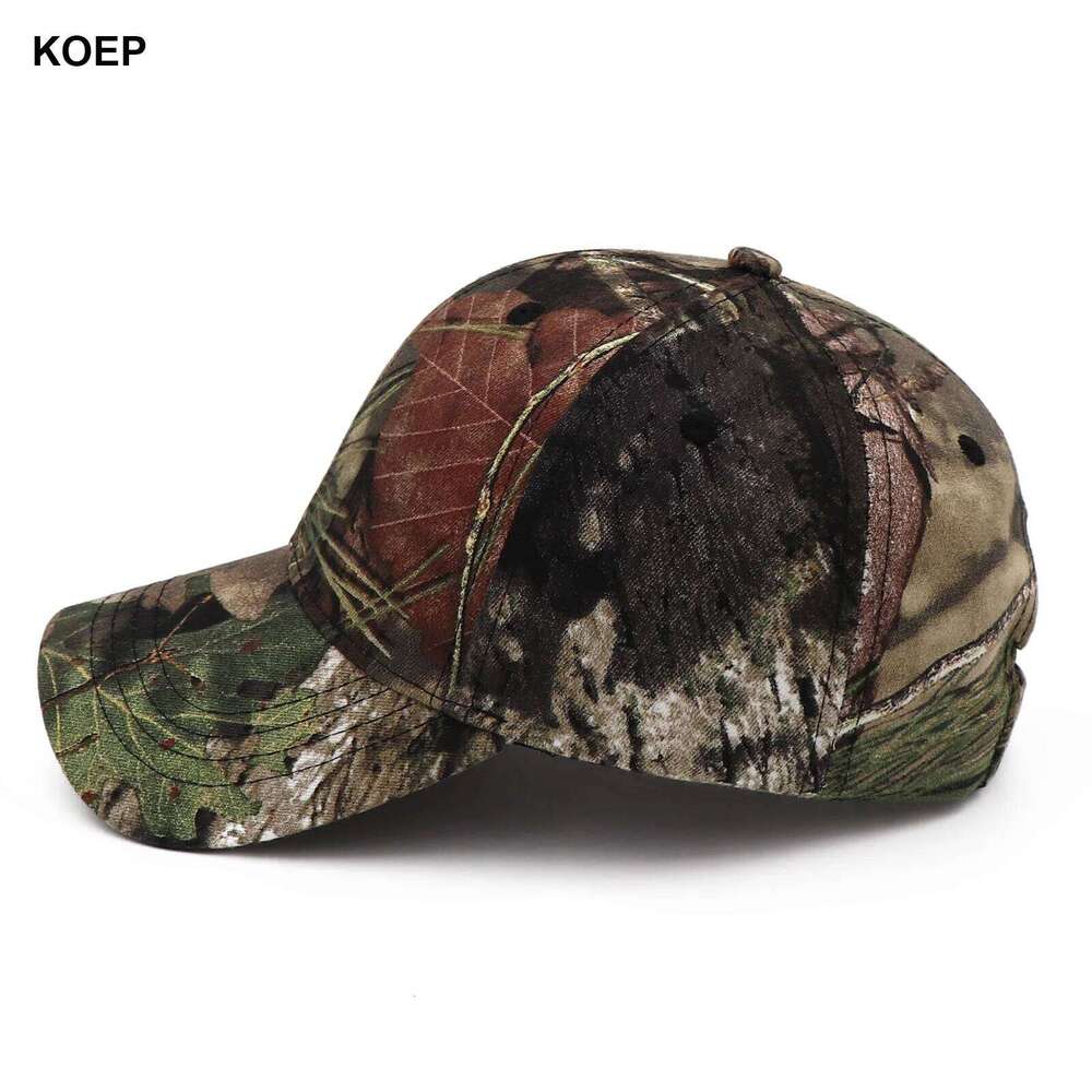 KOEP New Outdoor Jungle Fishing Baseball Cap Man Camouflage Hunting Hat Casquette Oak Camo Snapback Dad Caps KBMO5 Z260313