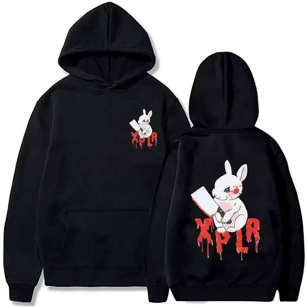 2025 Sam Xplr Merch Colby autumn Hat Rabbit pocket Men's casual fashion sweatshirt Printed Sweatshirt Z260315
