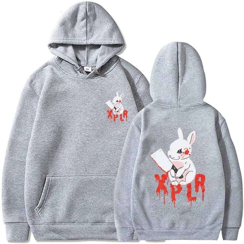 Sam Xplr Merch Colby Autumn and Winter Hoodie Men's Rabbit Pocket Sweatshirt Adult Fashion Casual Print Warm Long Sleeve Pullove Z260314