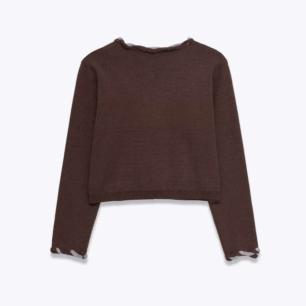 2025 Autumn New Women's Clothing Casual Fashion Simple Comfortable Elegant Loose and Slim Knitted Cardigan Z260313