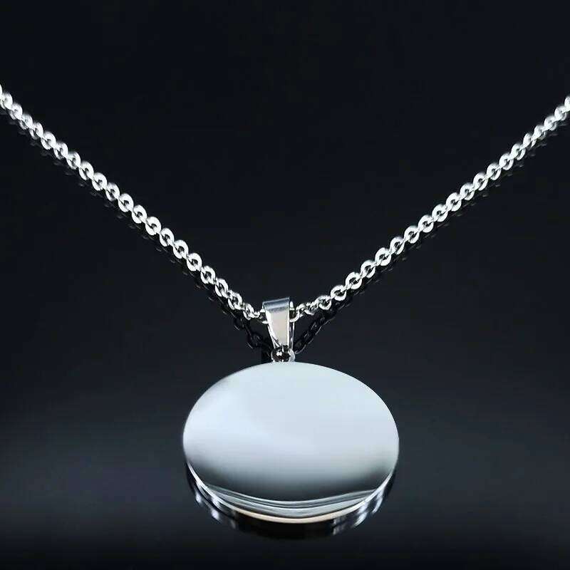 2024 Sigil Church Satan Stainless Steel Men Seal of Lucifer LaVey Hidden Devil Necklace Jewelry collares N2036S03 H260312