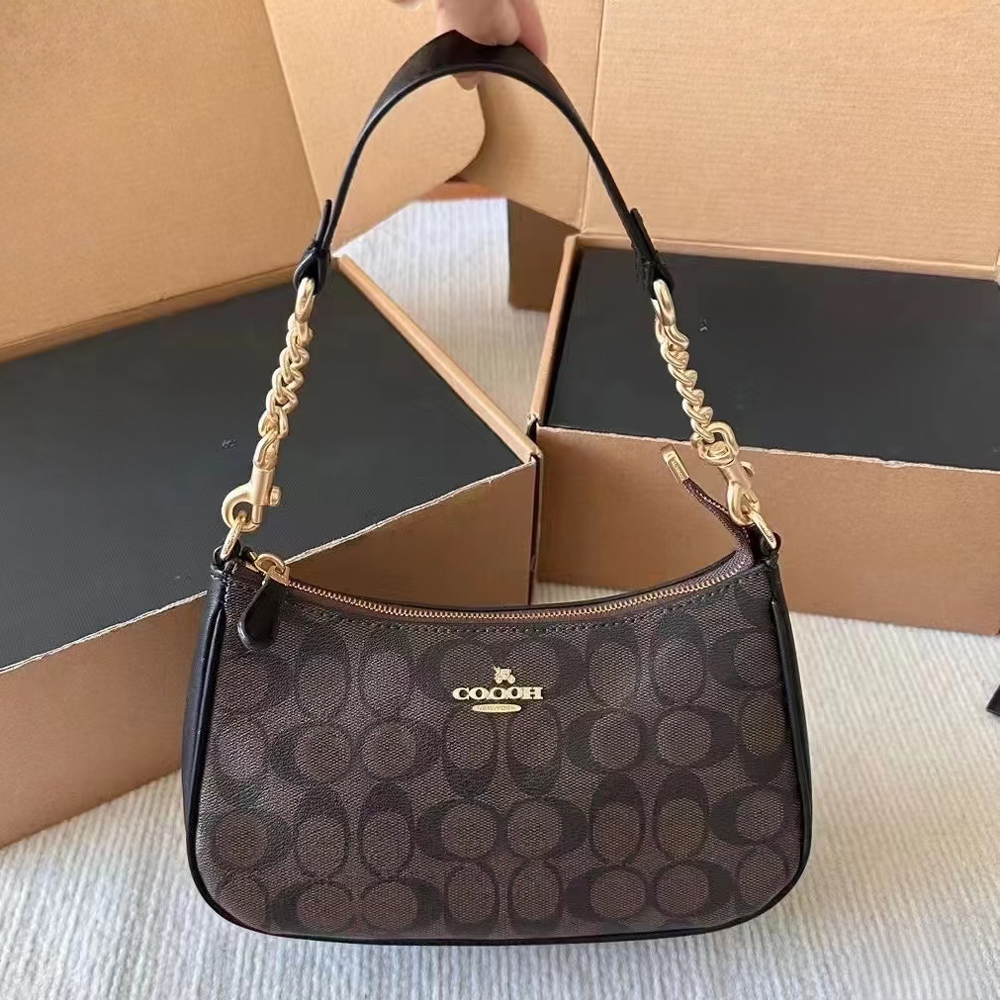 Designer bag Teri shoulder bag luxury women's style hand raised quality diagonal cross bag classic bag casual crescent bag