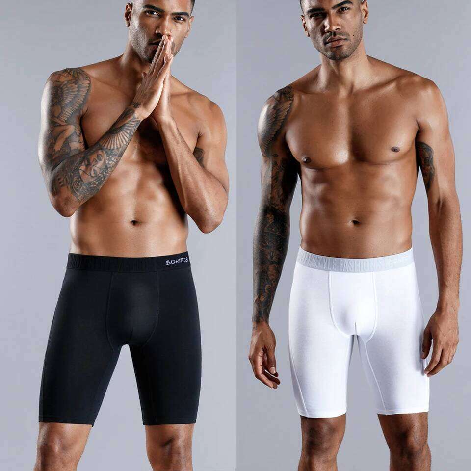 4pcs boxers for men underwear plus size Men's panties sexy long leg underpants cotton Mens boxer shorts fashion male Trunk