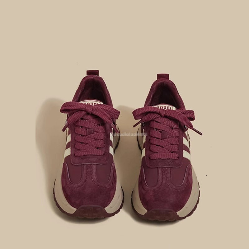 Designer Shoes Thick Soled Forrest Gump Shoes for Women Spring and Autumn New Korean Retro Versatile Dad Shoes Training Sneakers Trendy Shoes