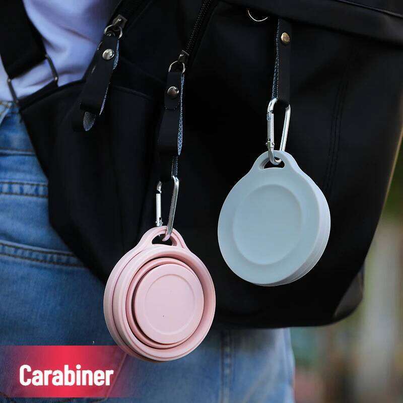 180ml Foldable Silicone Portable Beverage Outdoor Activity with Lid Water Scalable Mouthwash Cup Multi-functional Z260314