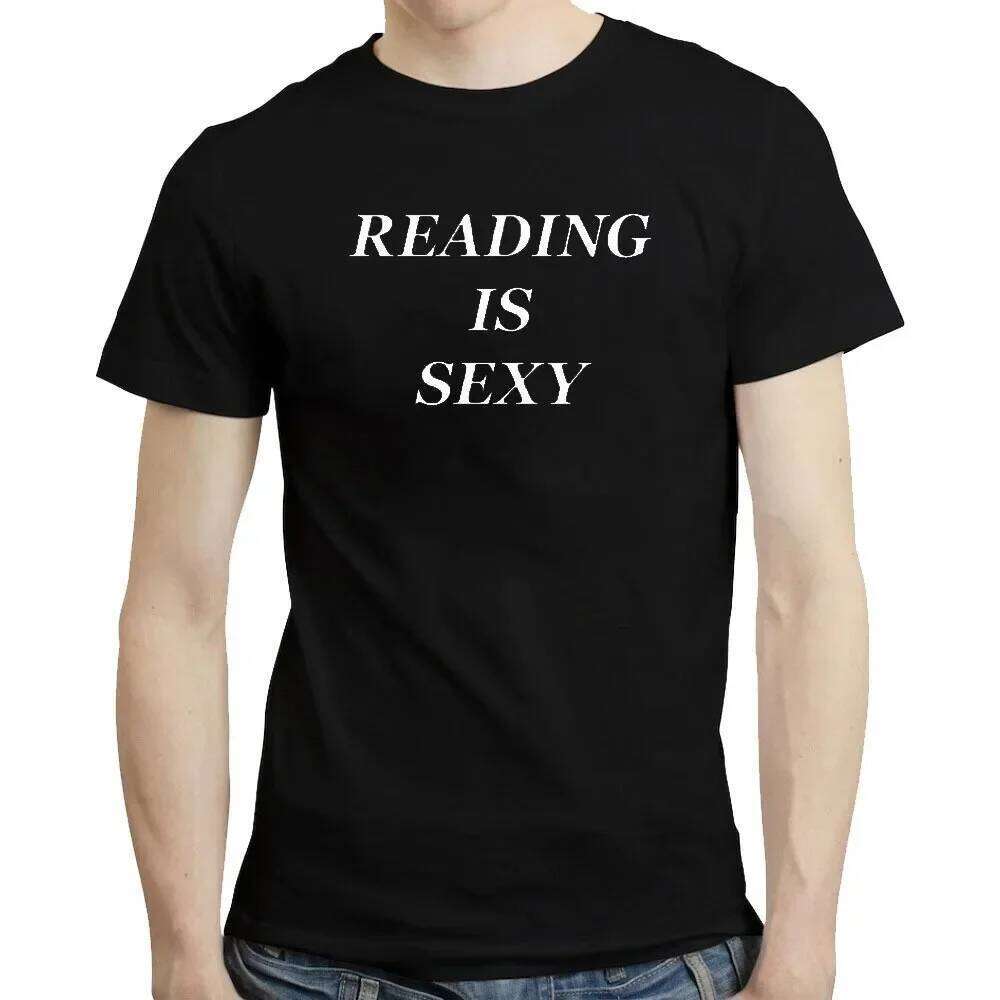 2025 Reading Is Sexy Graphic T Shirts for Women Y2k Vintage Clothes Cotton High Quality T-shirts Colleage Female Fashion Tee Top Z260314