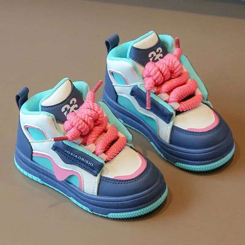 Boys Sport Four Seasons Children's Sneakers Non-slip Student Soft Bottom Kids Casual Girls Outdoor Shoes 26Y0313
