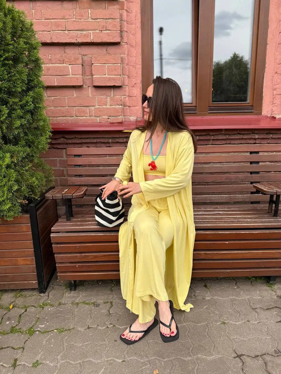 Hirsionsan Modal Soft Loose Sets Women Casual Three Pieces Long Sleeve Cardigan High Waist Pants Vest Outfits Tracksuit 2025 260309