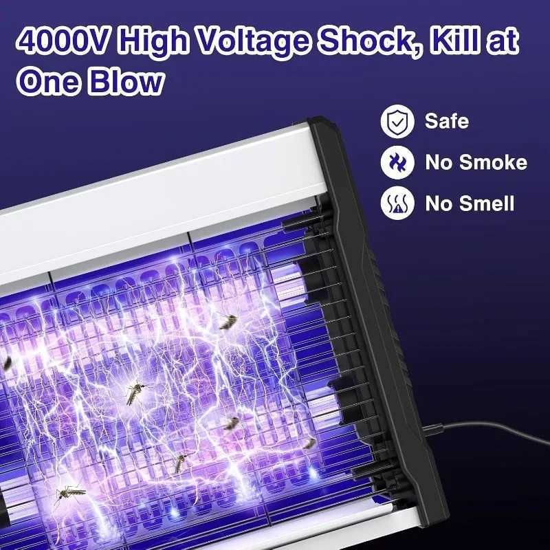 Electric Shock Mosquito Killer Lamp Wall Mounted Mosquito Killer Can Be Used in Household Farms Restaurants and Courtyards H260313