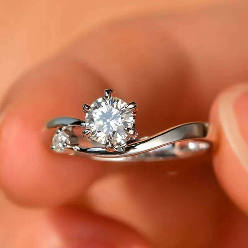 Real 18k Gold Diamond for Women To Join Party Peridot Gemstone Anillos De Wedding Diamante Engagement Jewelry Fine Ring Box H260312