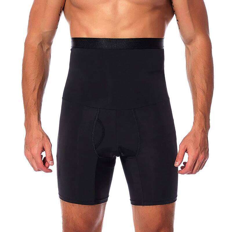 Men Slimming Body High Waist Control Panties Compression Underwear Abdomen Belly Shaper Shorts 26Y0313