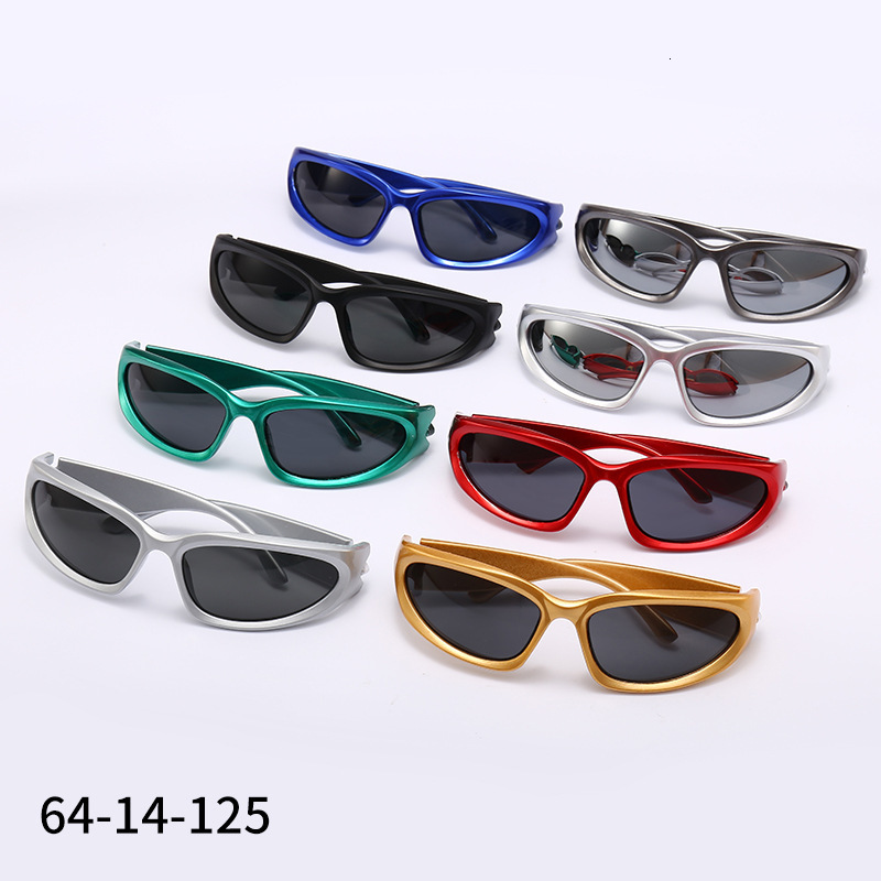 European and American Y2K Millennium Future High-End Women INS New Style Sunglasses for Men UV Protection Cycling Glasses