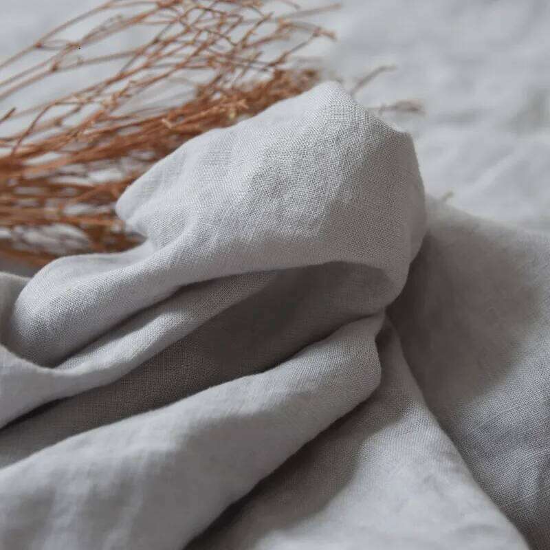 100% Pure Linen Bedding Set, 200x200 Double King Queen Size Duvet 2 People 220x240, Nordic Bed Cover, 150 Quilt Cover 135 H260312 - view 7