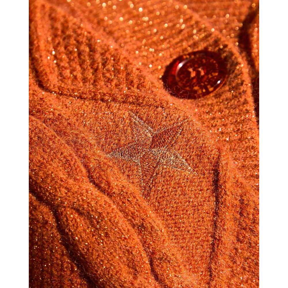 Fans-made The Life Of A Showgirl TS Merch Cardigan Sweater Valentine's Gift Orange Long Sleeve Knitted 003 Z260313