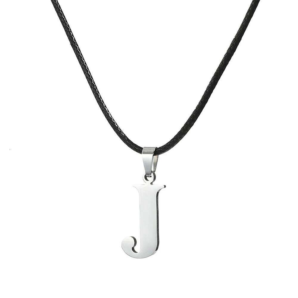 New Stainless Steel A-Z Alphabet Initial 26 English Letter Necklace For Men Women Personalize Jewelry Gifts H260312