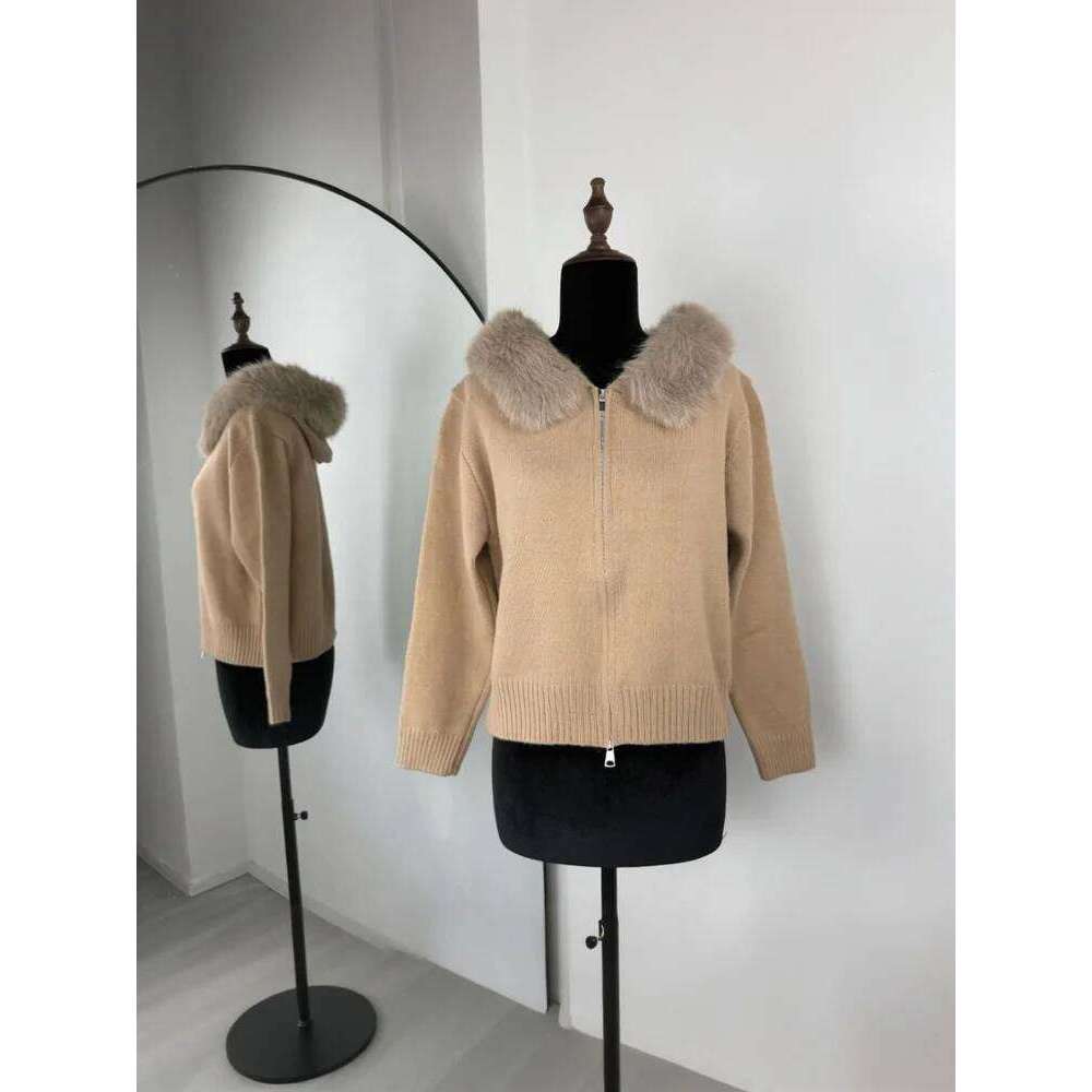 Tossy Winter Female Sweater Hoodie Fluffy Zipper Patchwork Long Sleeve Ribbed Solid Knit jacket Coat Women's Cardigan Z260313