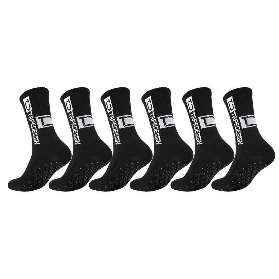 Moisture Wicking Athletic Socks With Professional Non Slip Grip Towel Bottom Shockproof Football Basketball 1/6/12 pairs D260313
