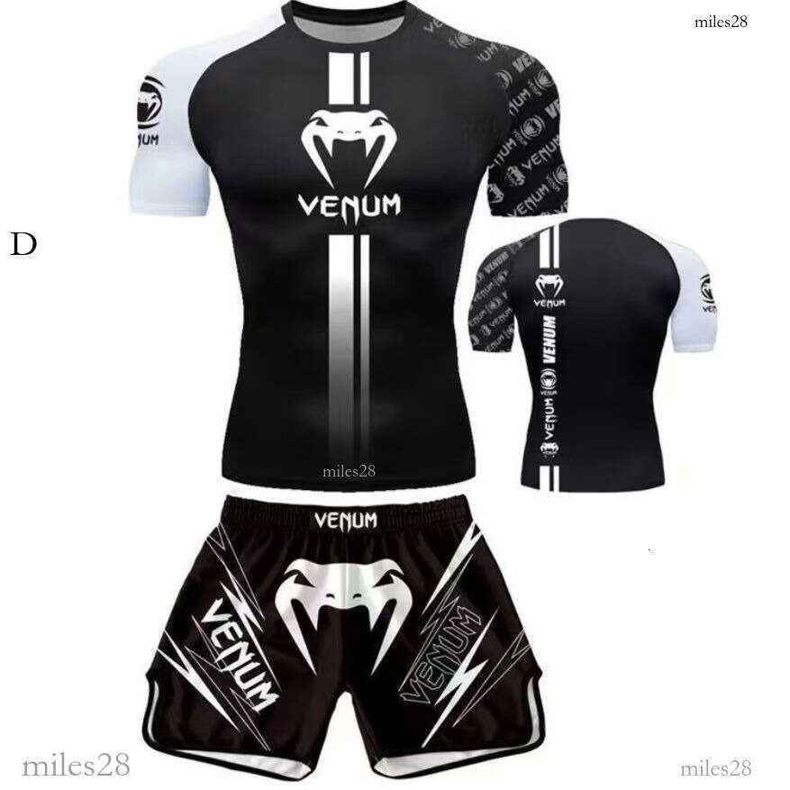 Venom Sanda Training Suit Quick-Dry Fighting Boxing Fitness Combat Set Children's Combat Training Suit Customized