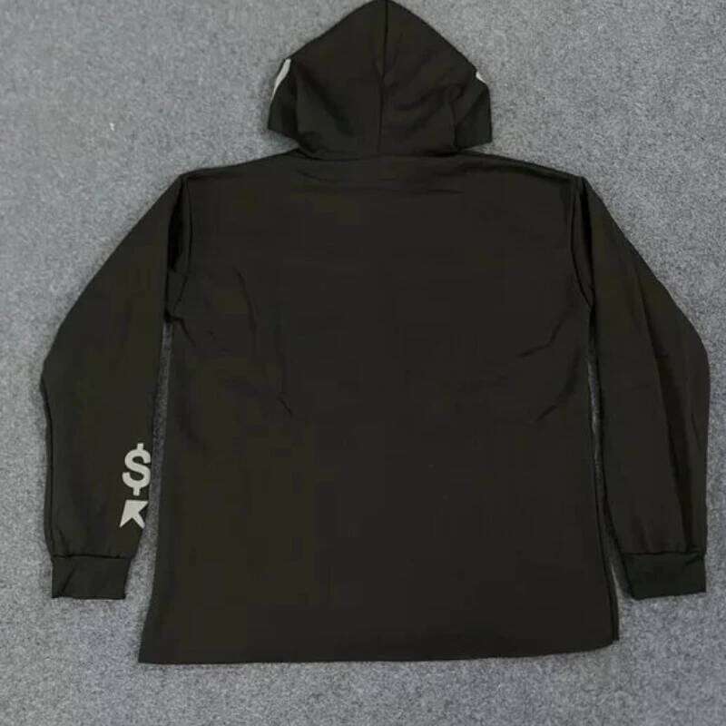 Harajuku Foam Hooded Sweatshirt Letter Printed Oversized Hoodie Streetwear Retro Trendy Brand Fashion Loose Z260314