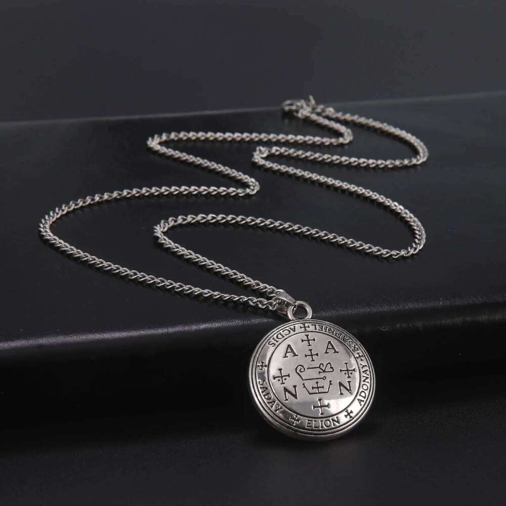 Dawapara Michaelmas Archangel Seal Uriel Michael Gabriel Necklace Spiritual Protection Amulets Guardian Angel Medallion Jewelry H260312