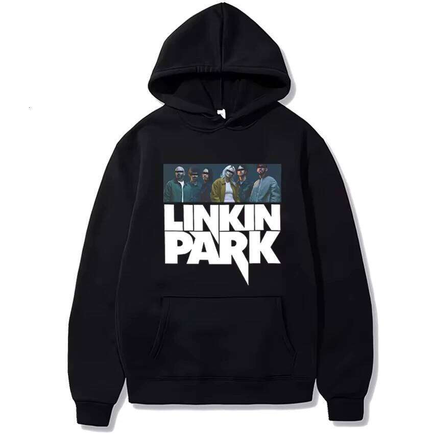 Linkin Park 2025 Tour Graphic Hoodie Spring and Autumn Unisex fashion Casual Sweatshirt Men women Fleece Long sleeve pullovers Z260315