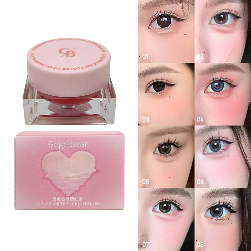 GegeBear Soft Color Cream Blush Long-Lasting and Hydrating Formula - Natural Finish for a Radiant High-Beauty Look 260305