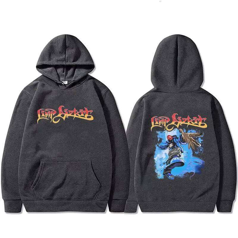 Autumn/Winter Rock Band Limp Bizkit Significant Other Men's/Women's Retro Harajuku Street Wear Men's Fashion Casual Hoodie Z260314