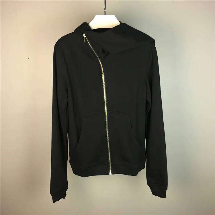 2025 New Hoodies Men Zipper Cardigan Harajuku Black Sweatshirts Hip Hop Swag Skateboard Streetwear Cloak Y2K Hooded Jacket Coat Z260315