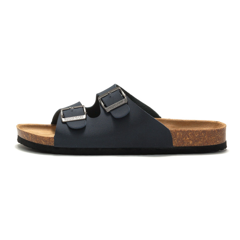 RUIZUSTOCK 2026 Spring and Summer New Casual Designer Flat Slippers Fashionable Breathable Beach Shoes for Men and Women