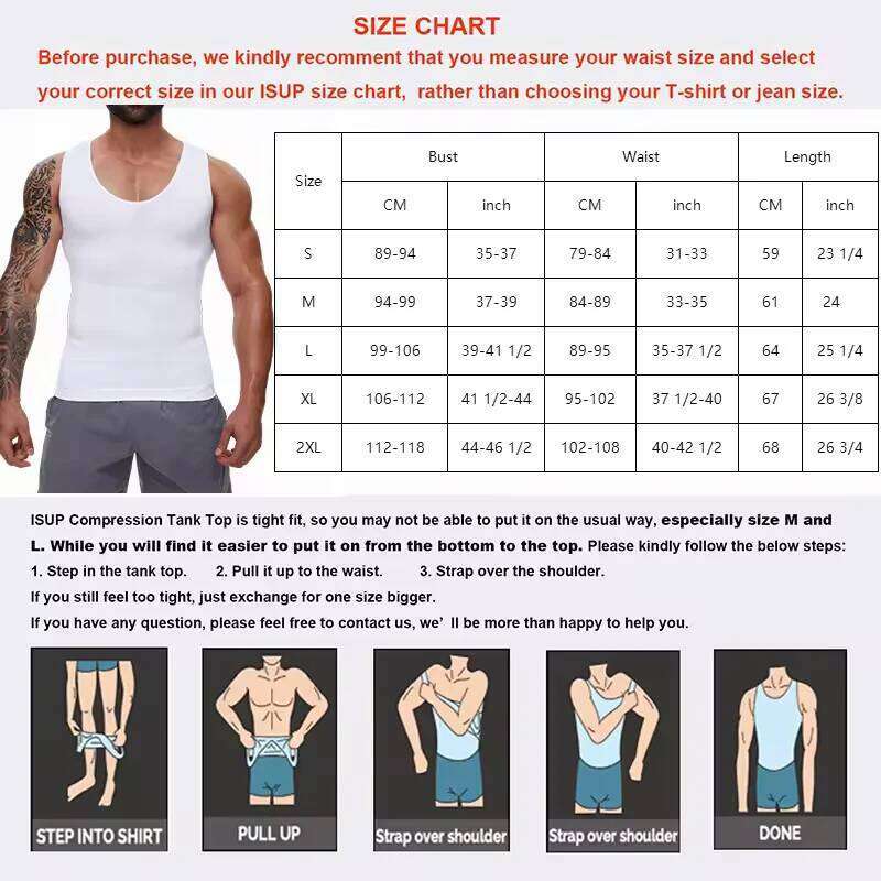 Mens Tummy Control Shapers Compression Shirt Slimming Undershirt Body Shaper Tank Tops gynomastica Sleeveless Shapewear Vest 26Y0312